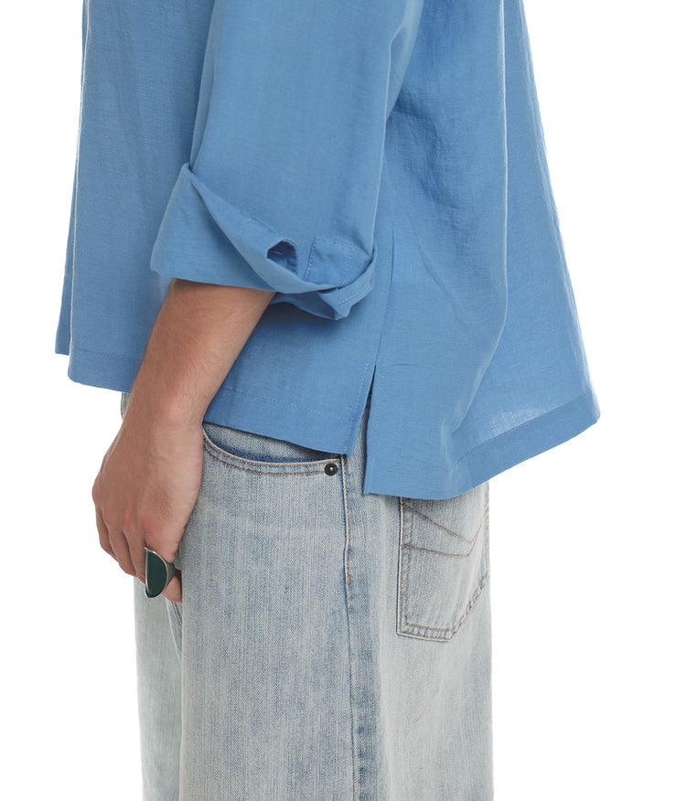 V-neck pullover shirt