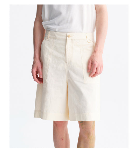 Linen Loose-Fit Shorts