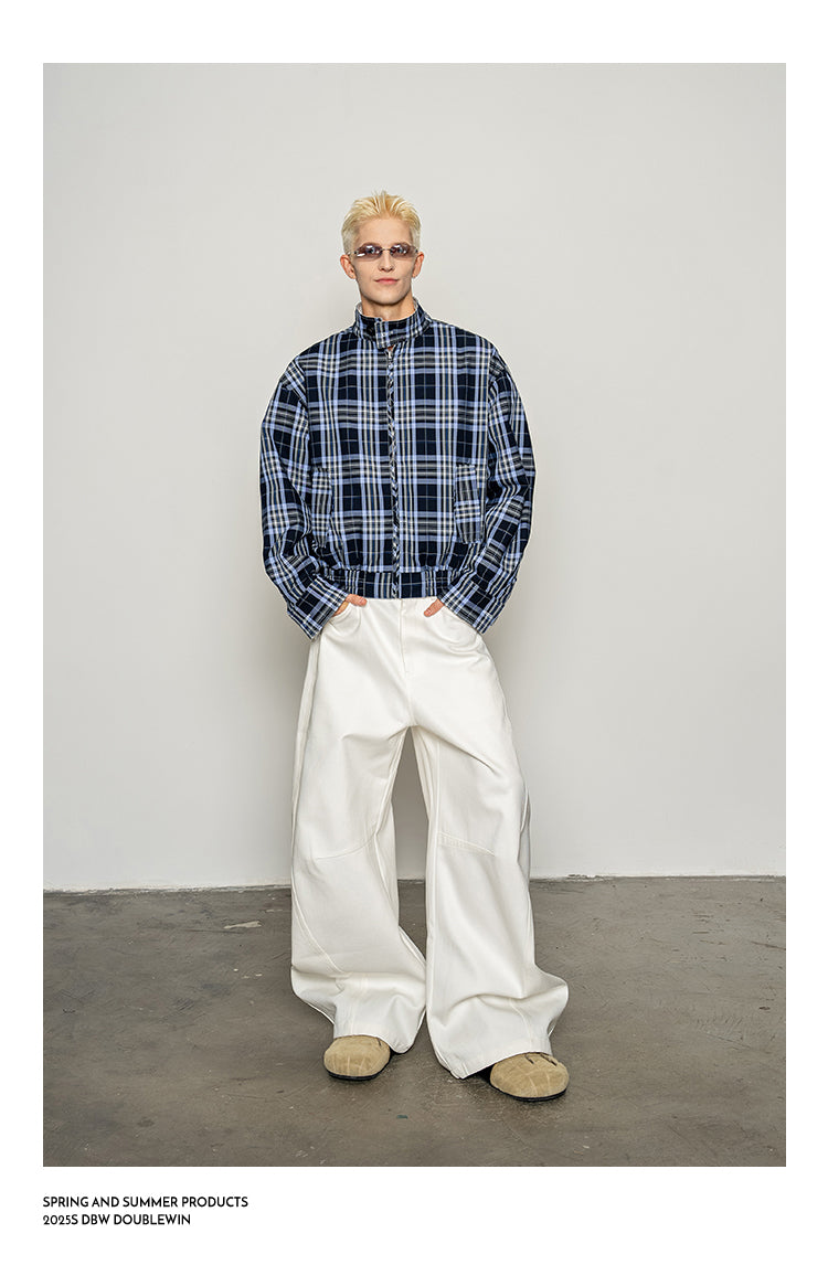 High-Waisted Casual Pants