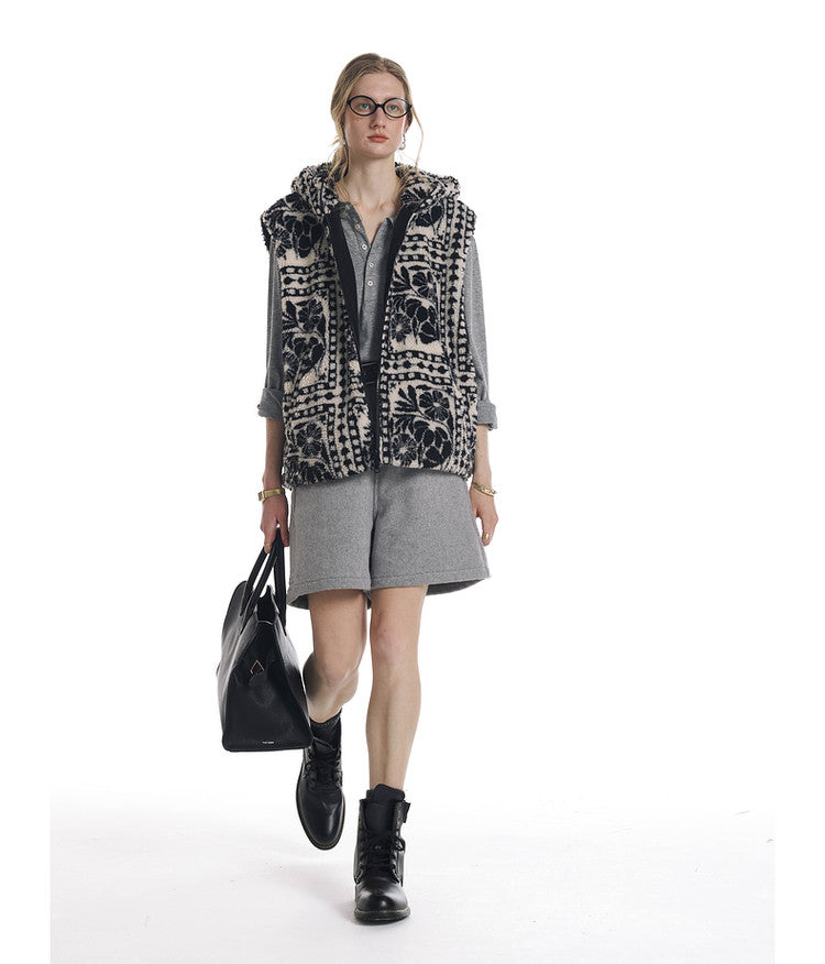 Fleece Hooded Vest
