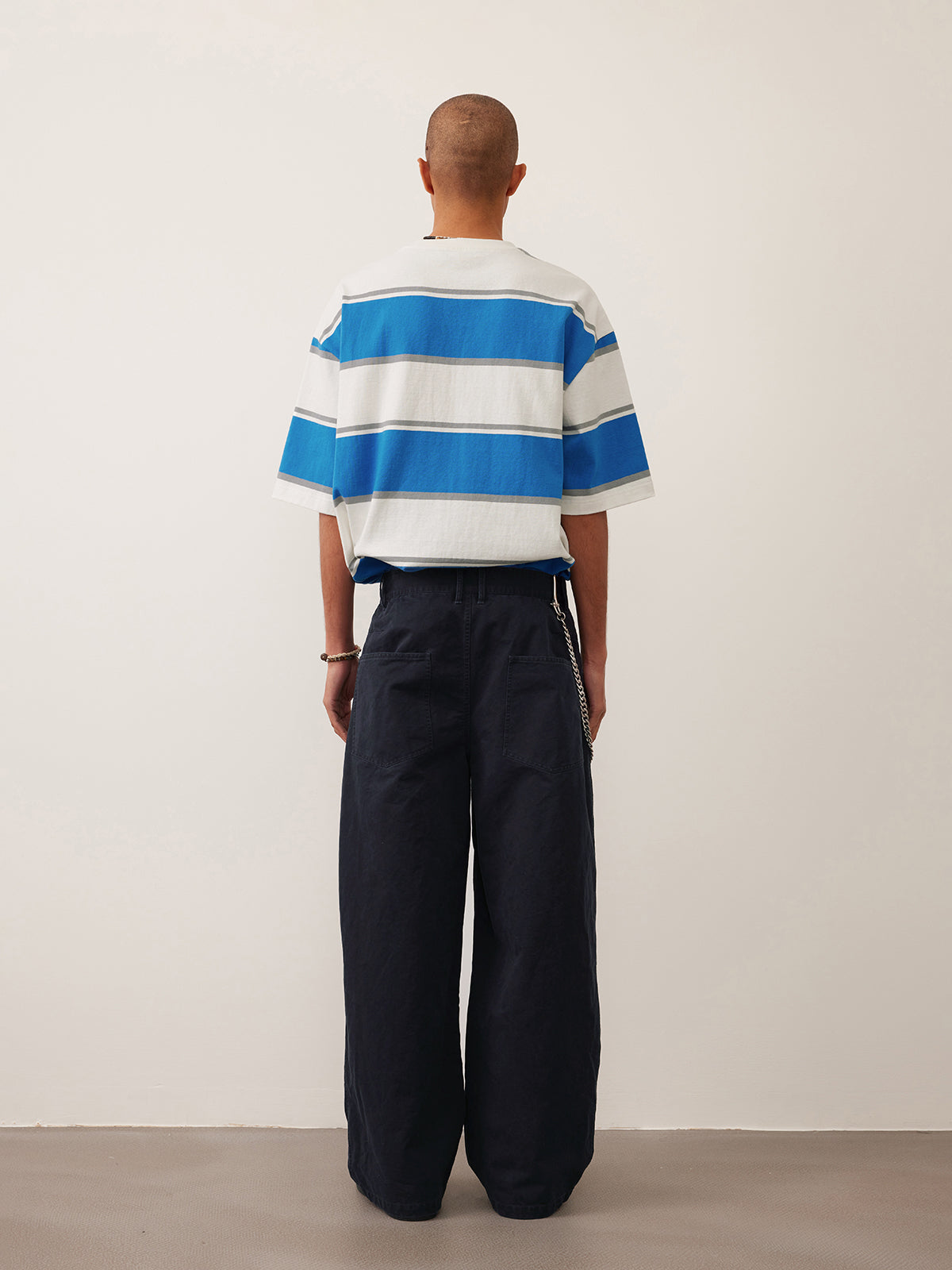 Single Pleated Loose Casual Pants