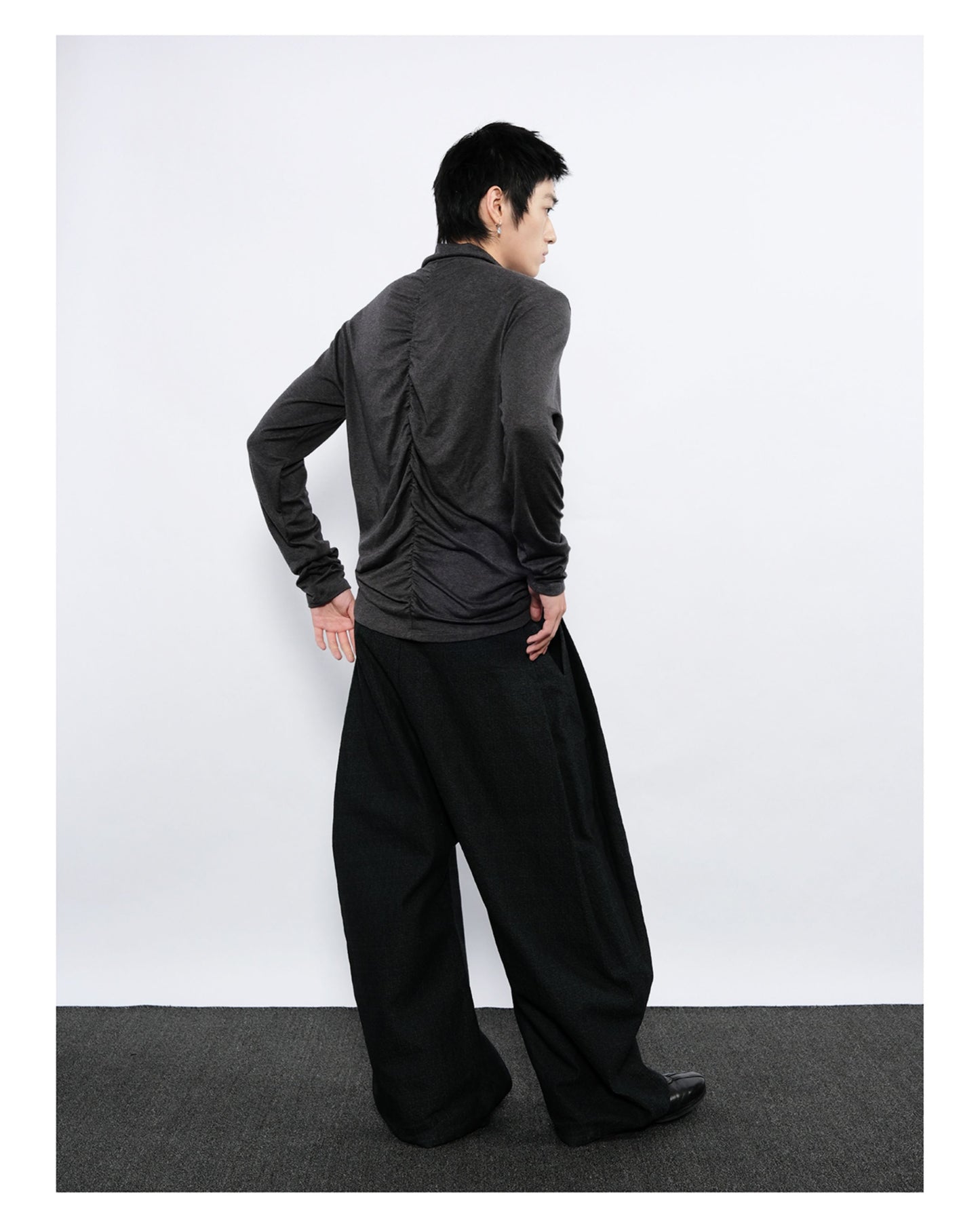 Double-Breasted Slim Cardigan