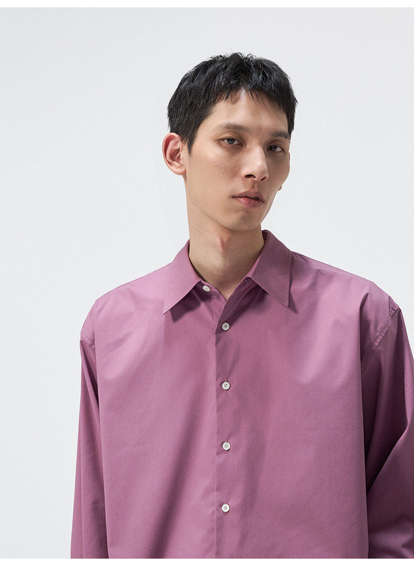 UV-Protective Embroidered Silhouette Casual Shirt