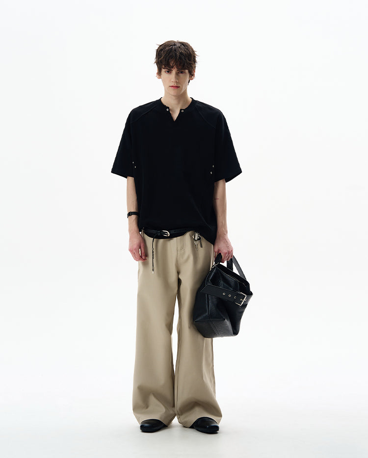 Deconstruction V-neck T-shirt