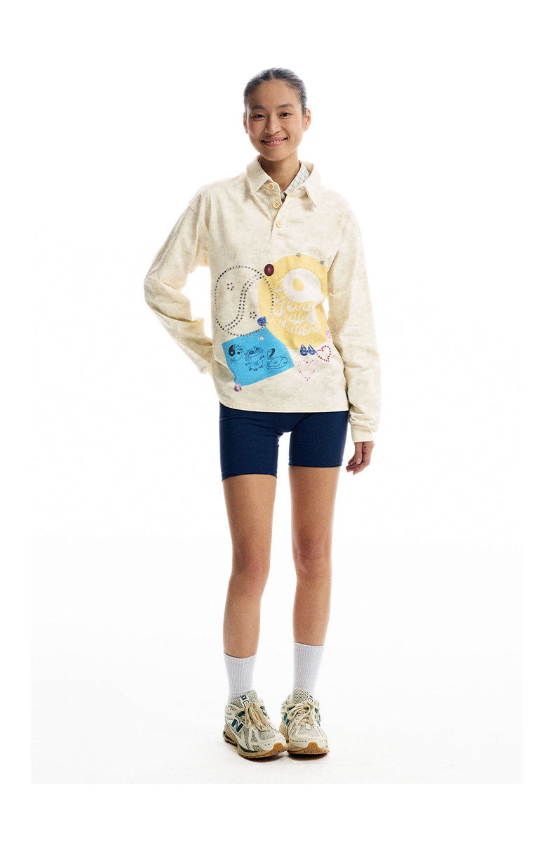 Taiji Sticky Notes Polo Shirt