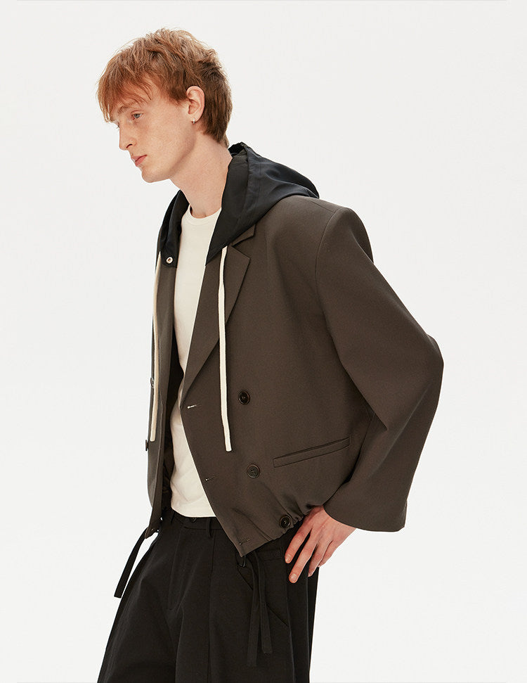 Jacket with detachable hood