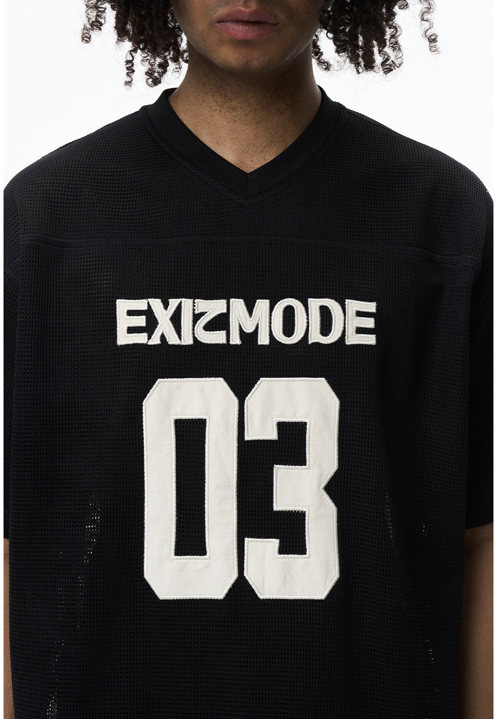 Mesh Hole Loose Fit T-shirt
