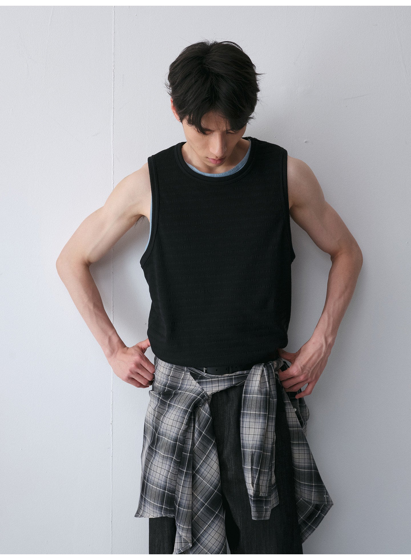 Cotton-Blend Tank Top