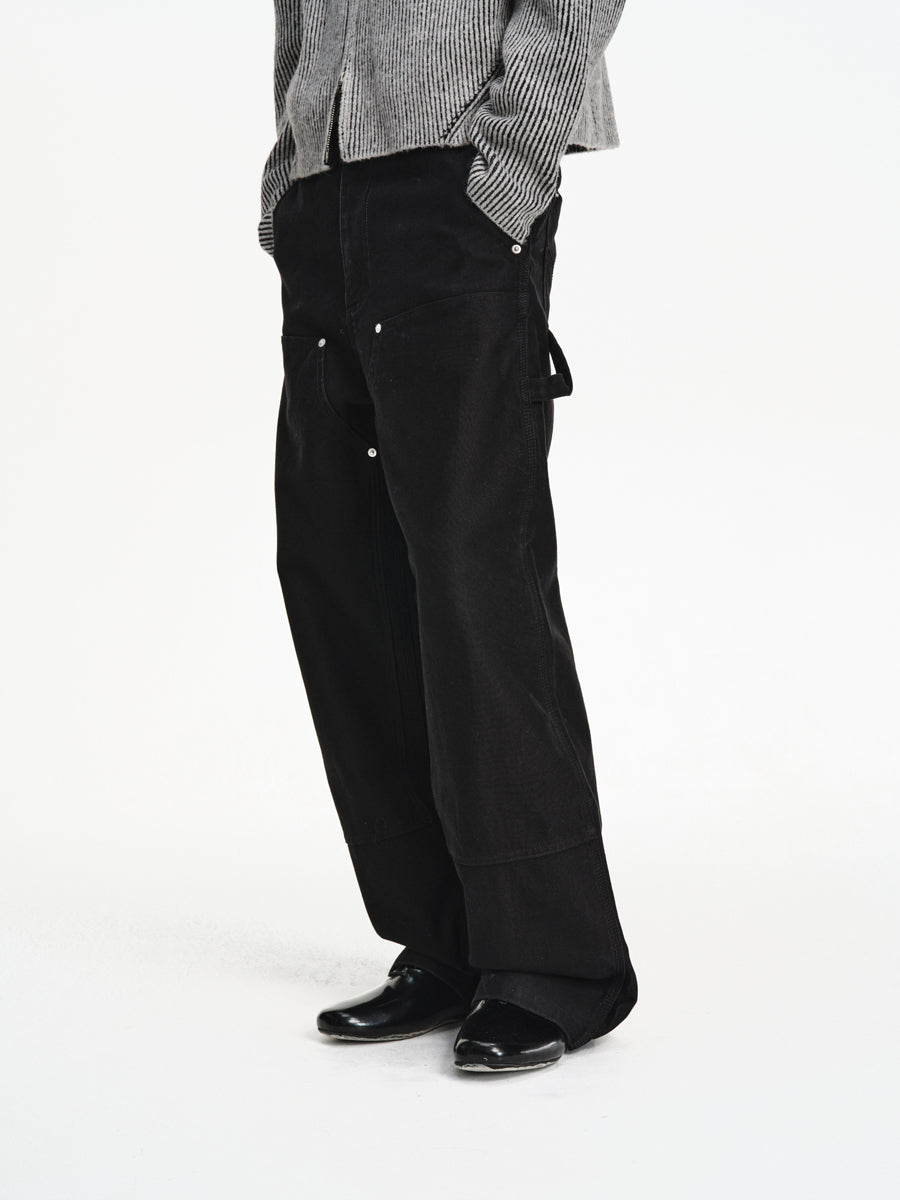 Straight-Leg Casual Pants