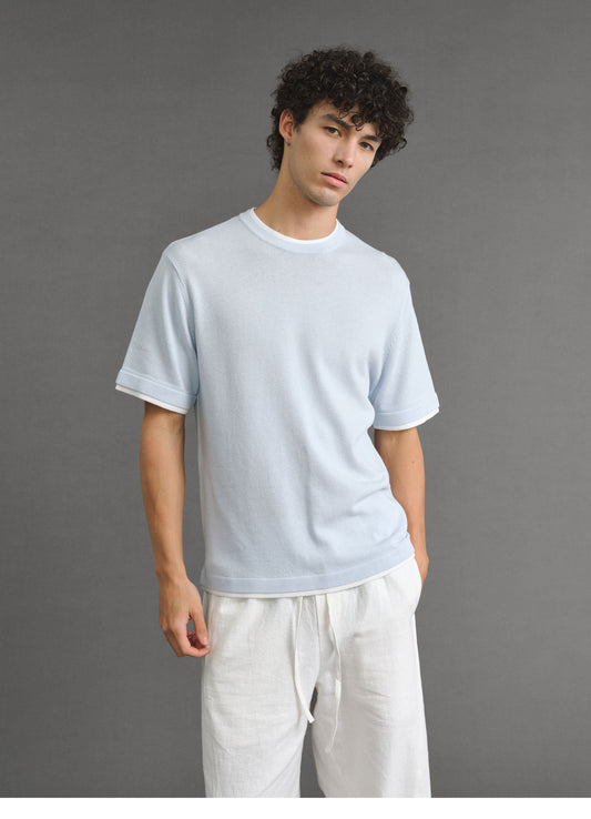 Fake Two-Piece Unisex T-Shirt
