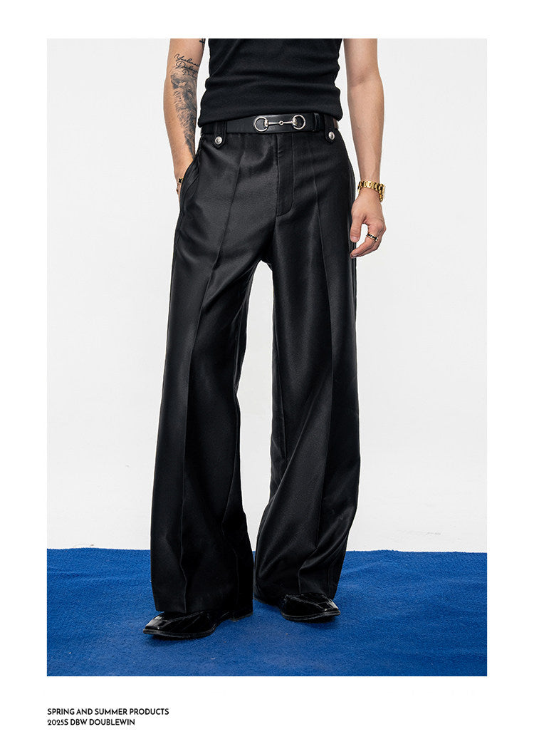 Loose Wide-Leg Casual Pants