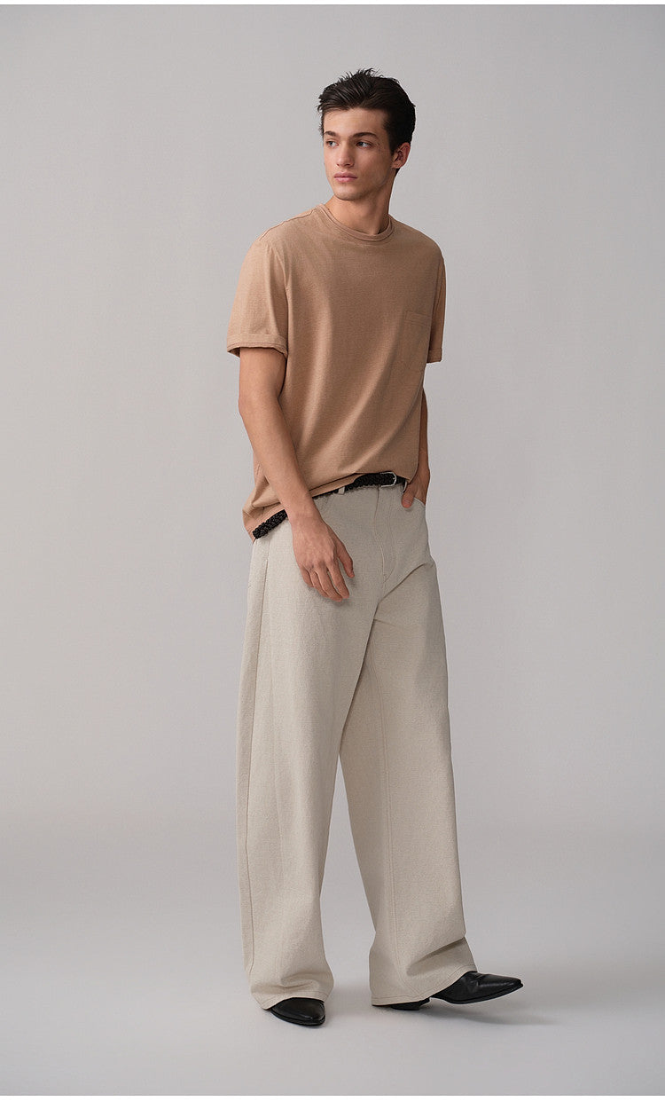 Pocket Round-Neck T-Shirt