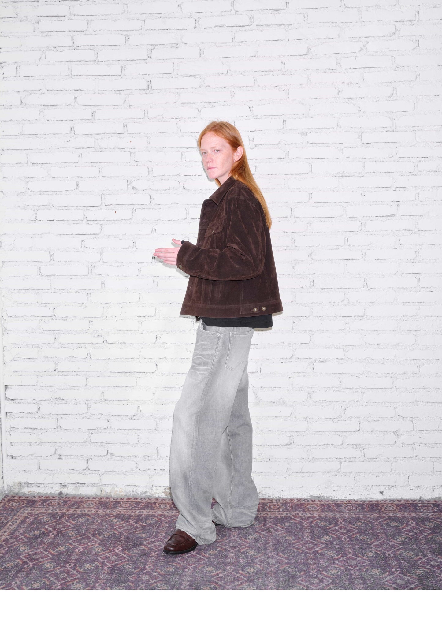 A-line Straight-Leg Denim Pants