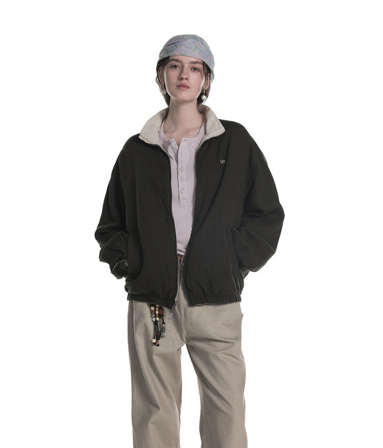 Reversible Lyocell Linen Blend Jacket