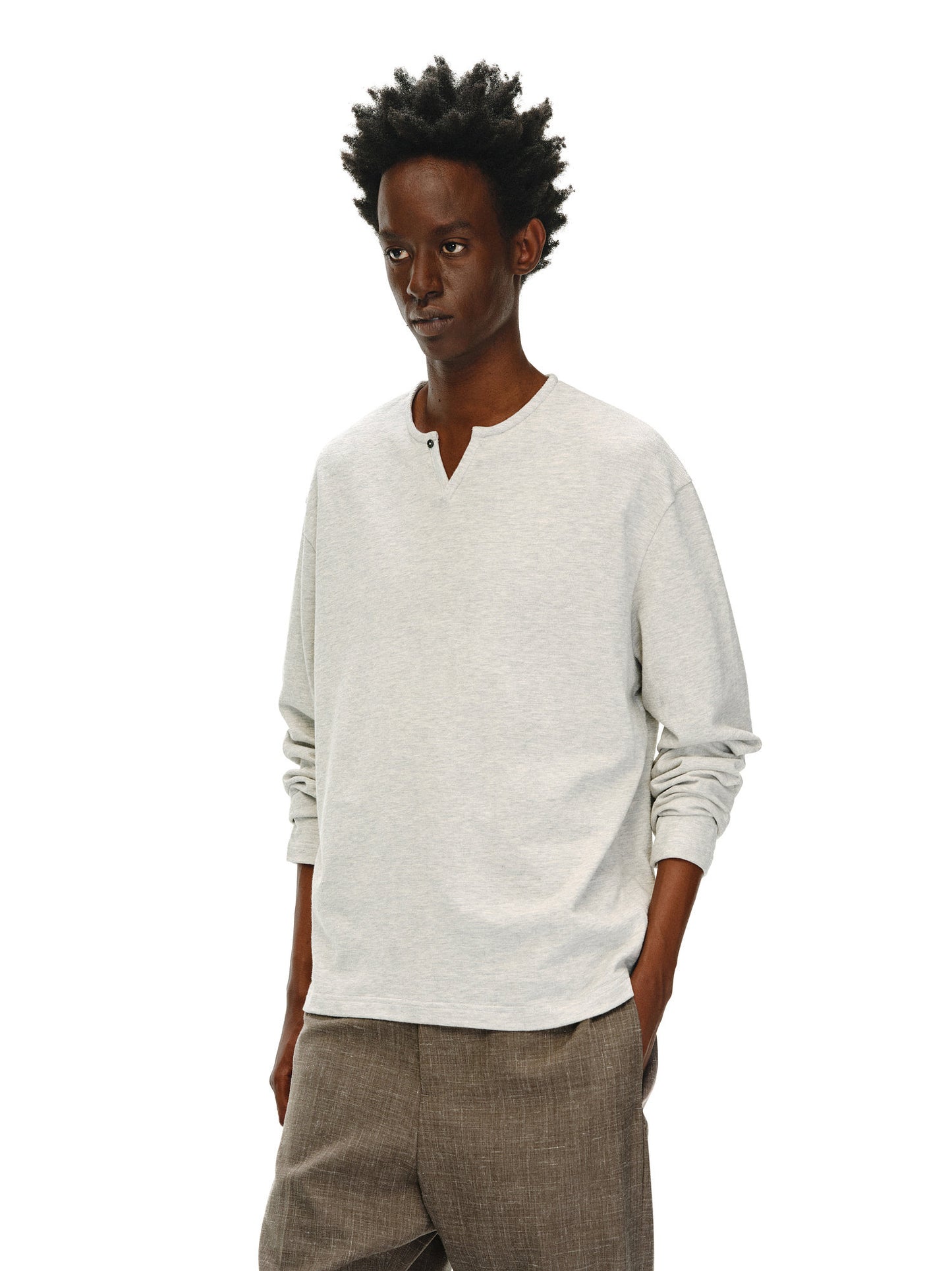 Haute Couture Linen Texture T-shirt