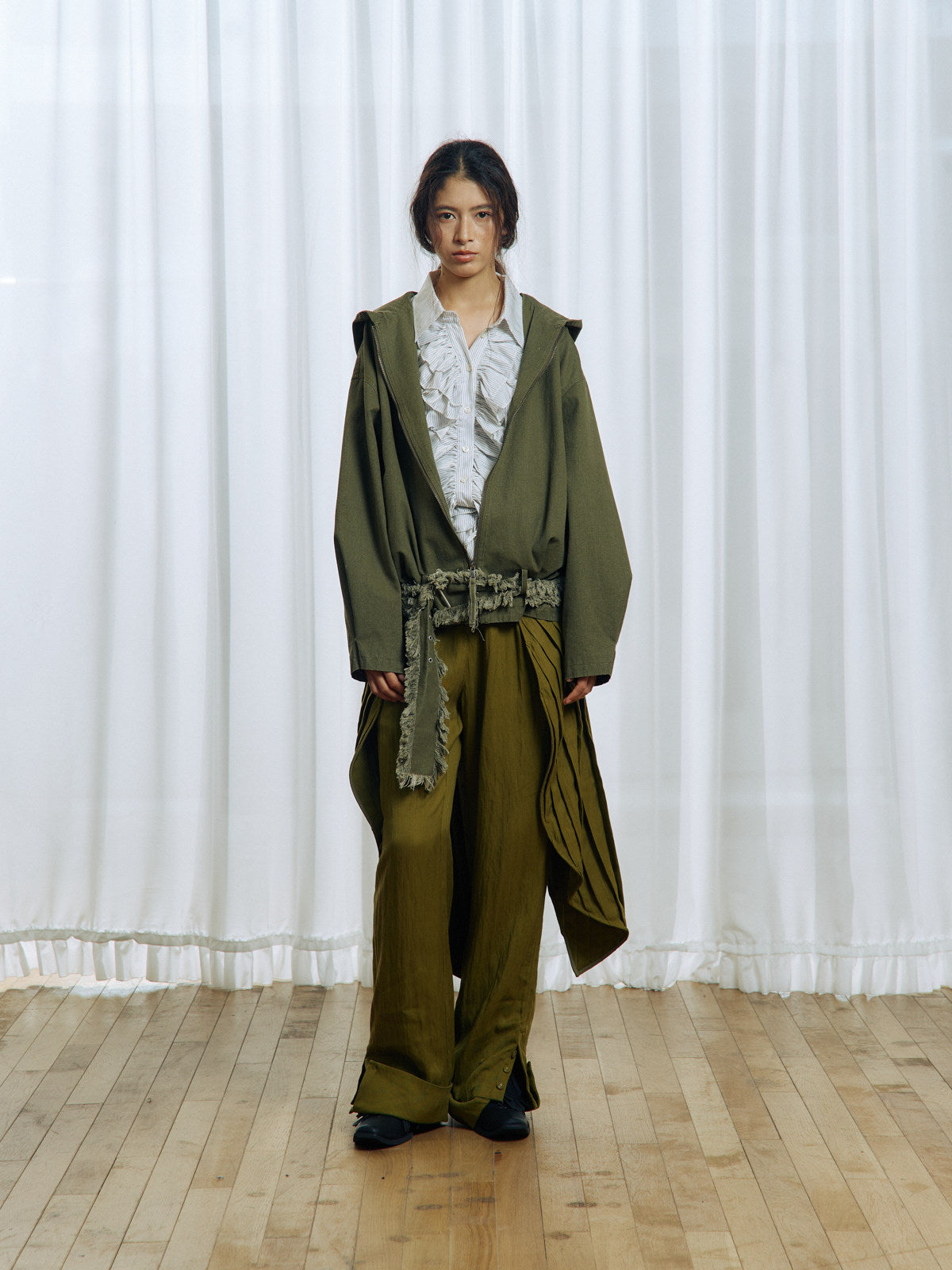 Pleated Casual Pants