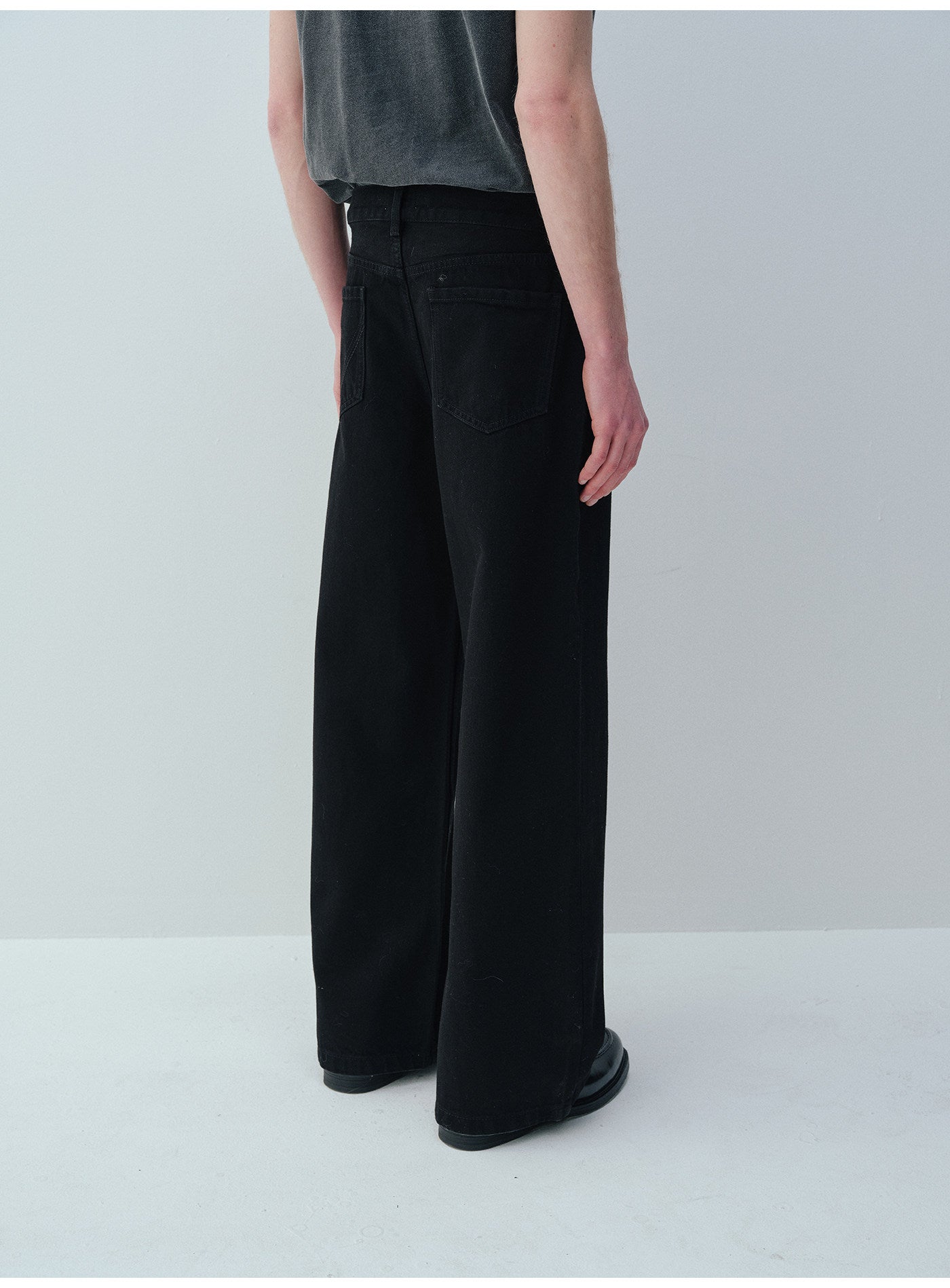 A라인 로우라이즈 스트레이트 진