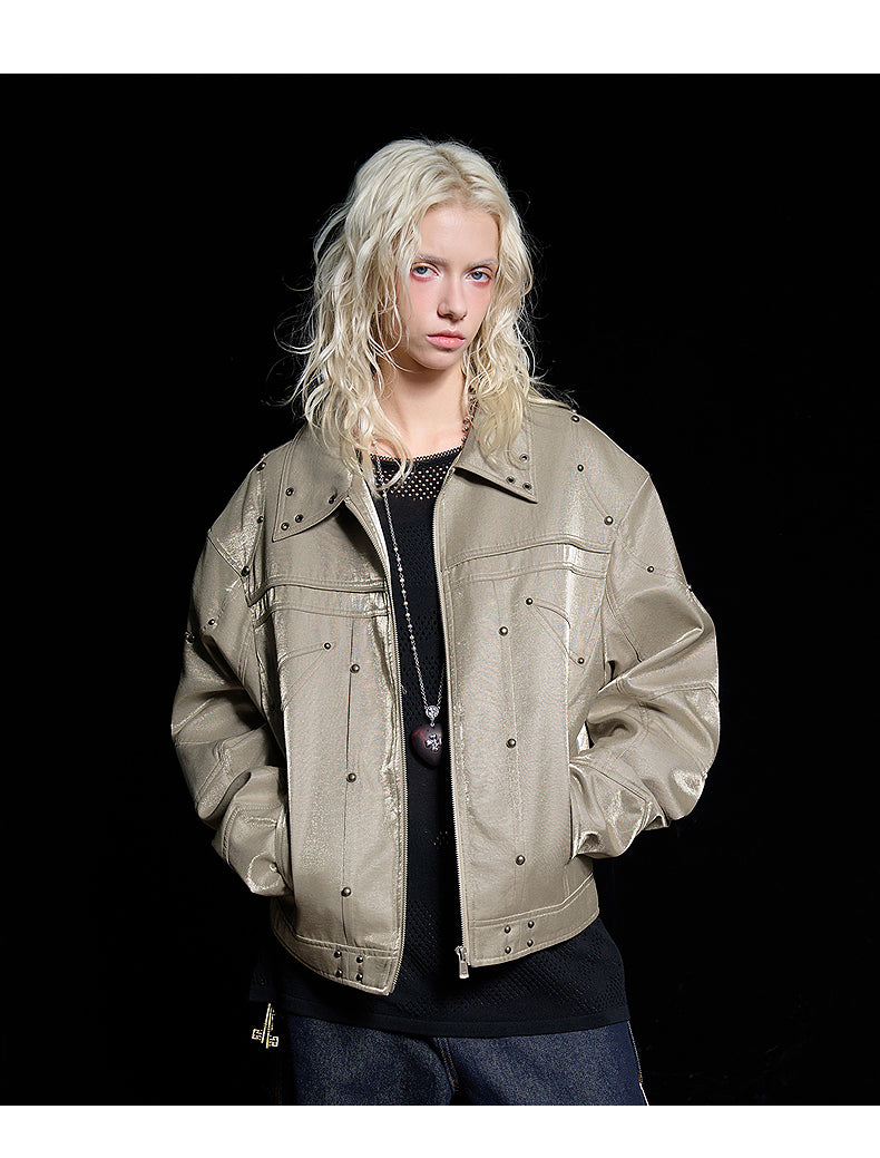 Split Shoulder Short Jacket