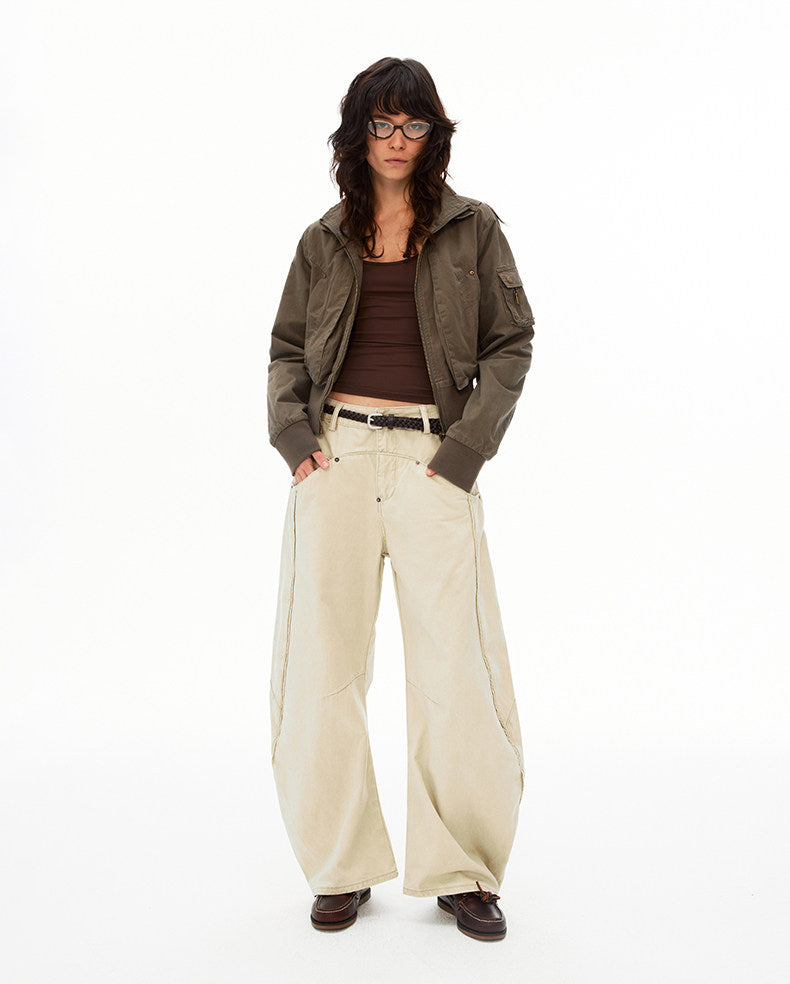 Retro-Cut Casual Pants
