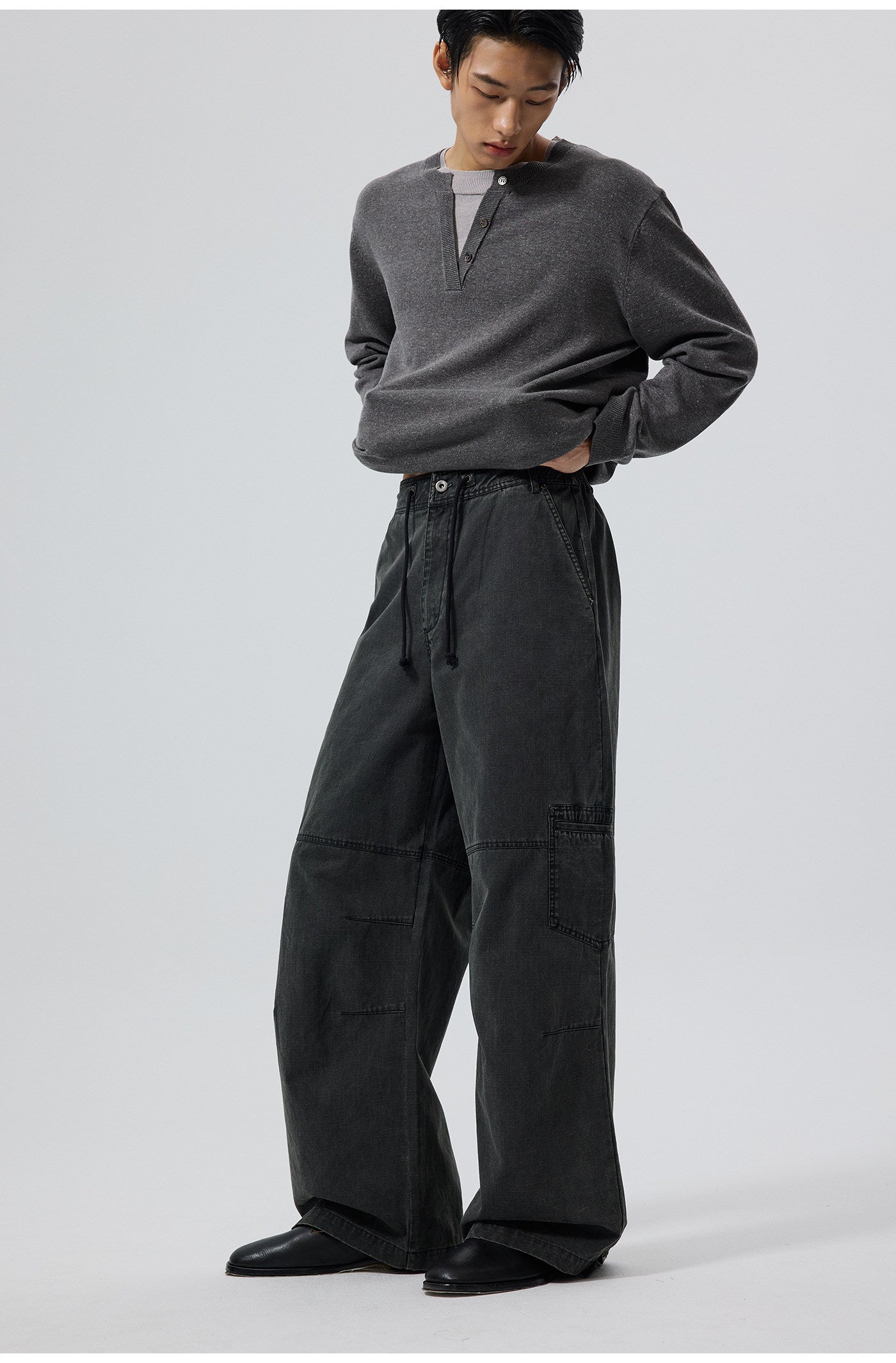 Distressed Cargo Pants