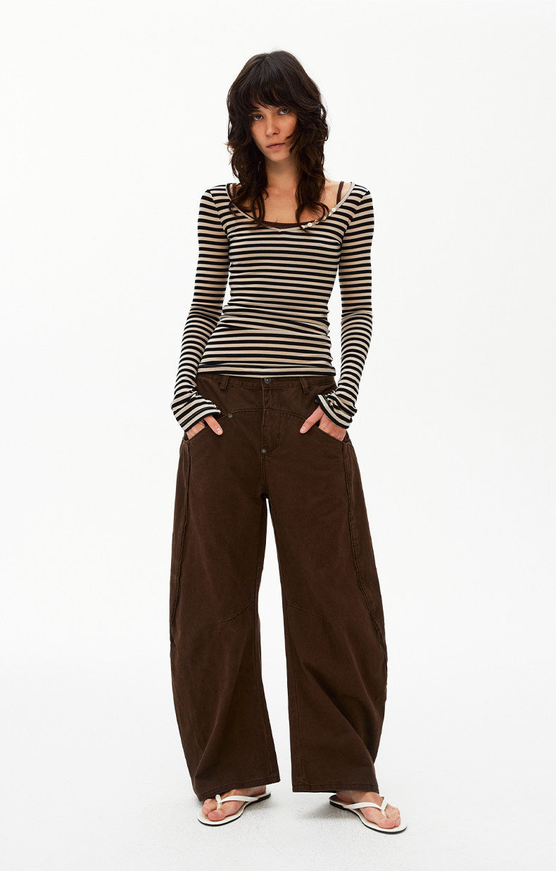 Retro-Cut Casual Pants