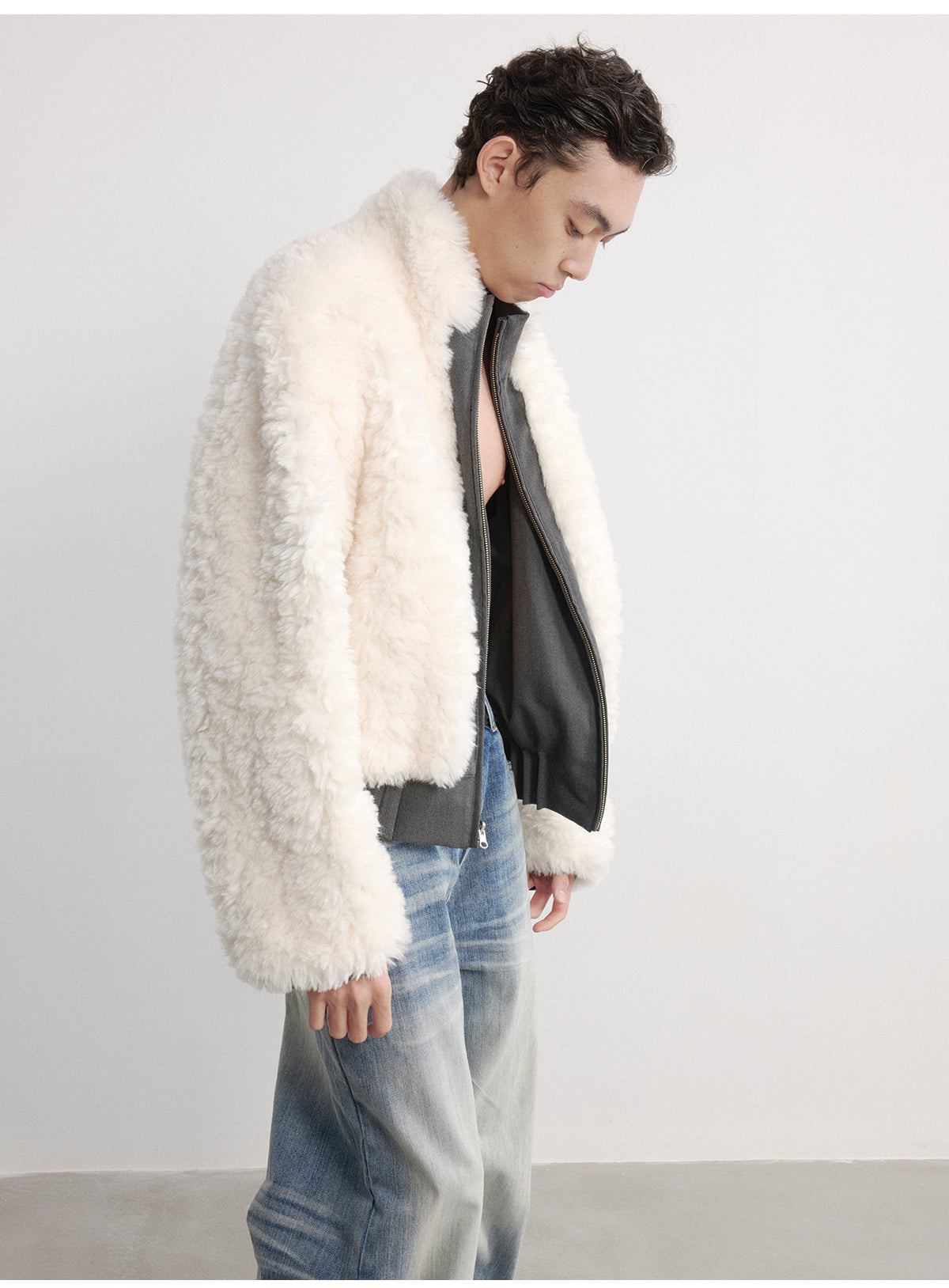 Reversible 3D Pleated Jacket