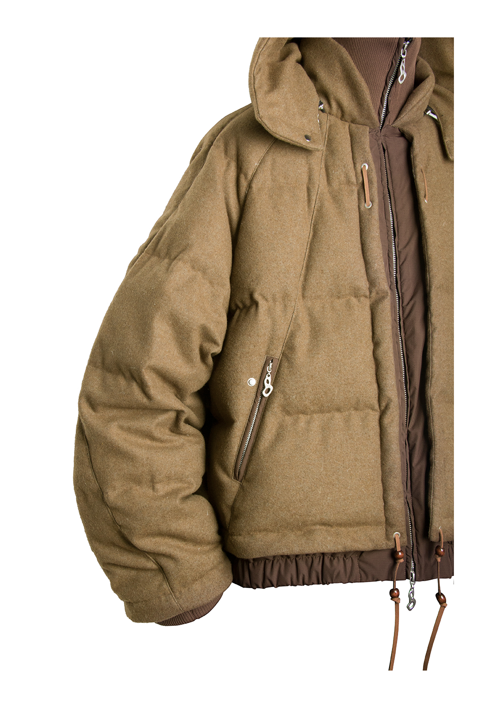 Patchwork Down Jacket