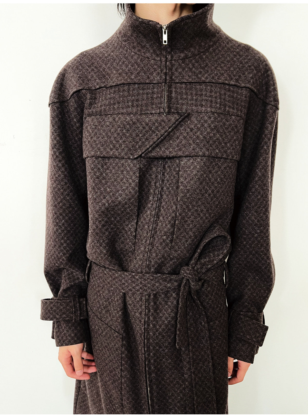Slightly Loose Fit Wool Coat