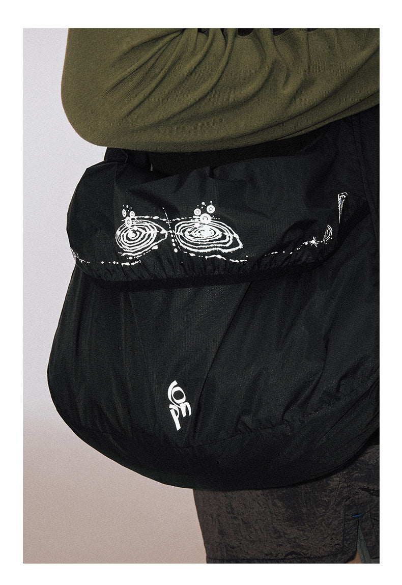 Drawstring Lightweight Shoulder Bag