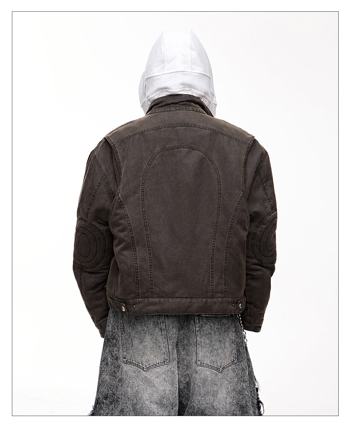 Deconstructed Splicing Loose Jacket