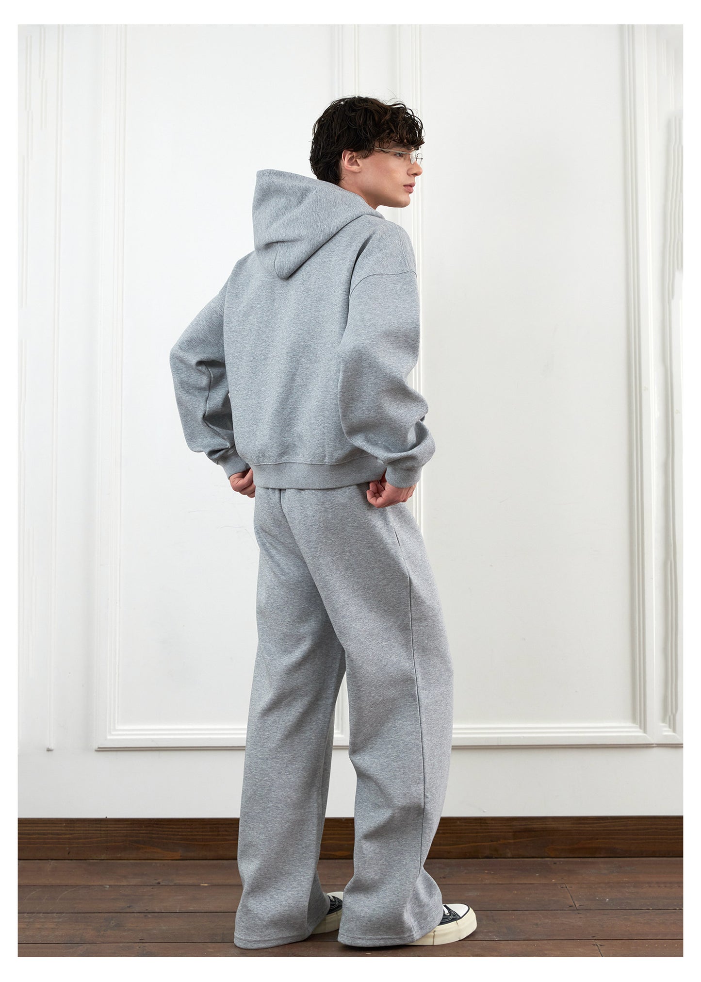 Short-Length Box Hoodie Set
