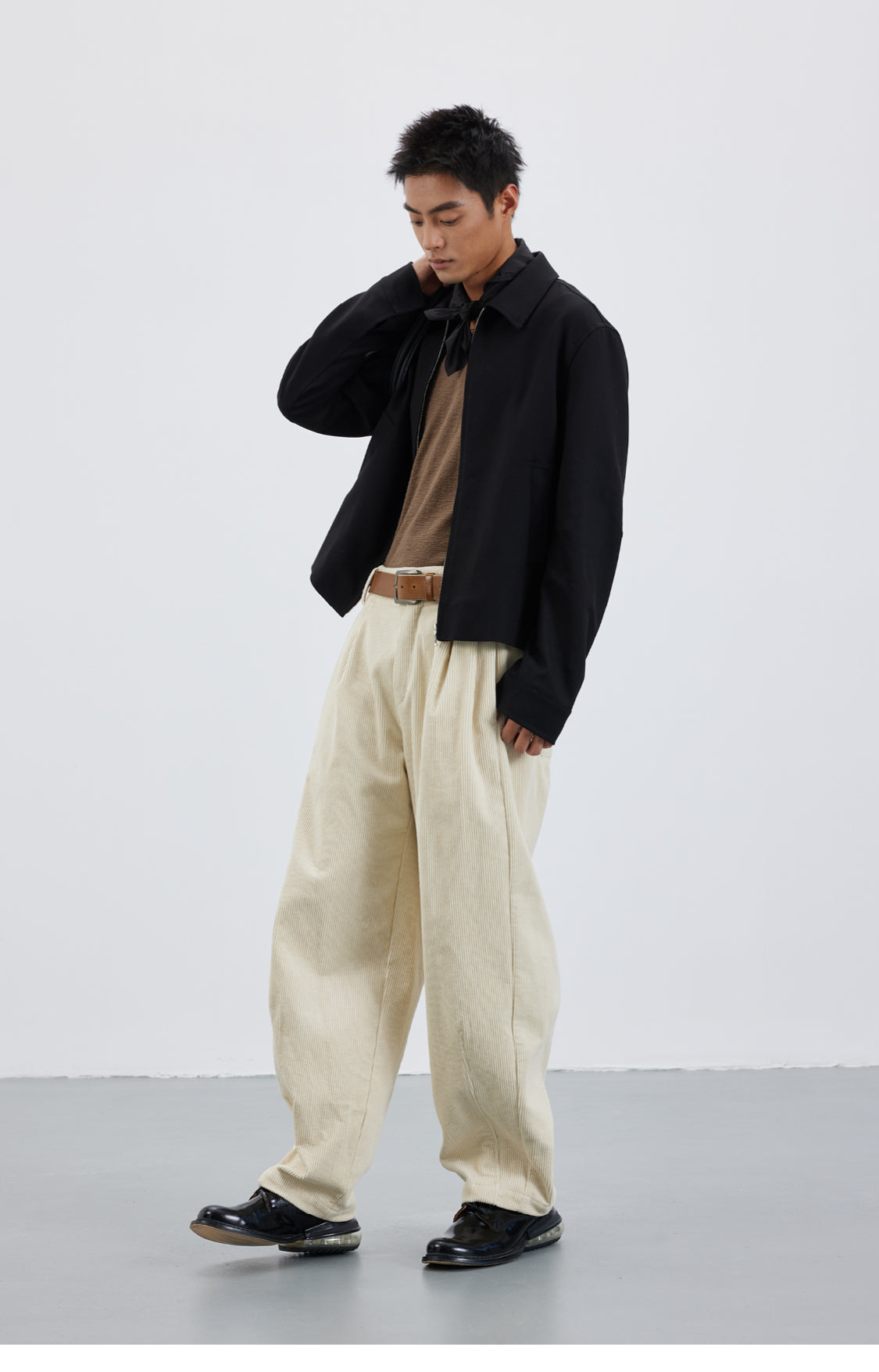 Wool-blend classic jacket