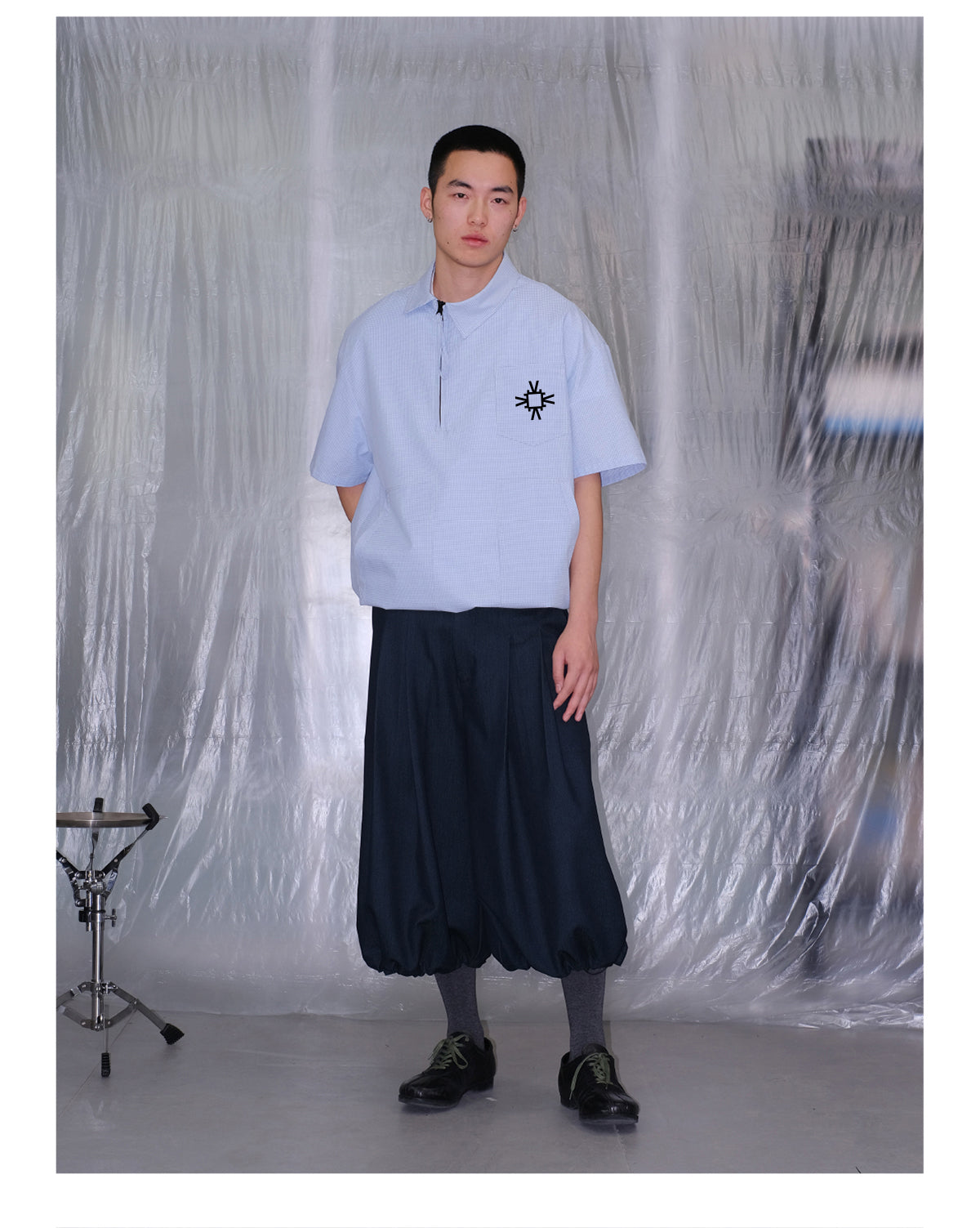 Drawstring Cropped Pants