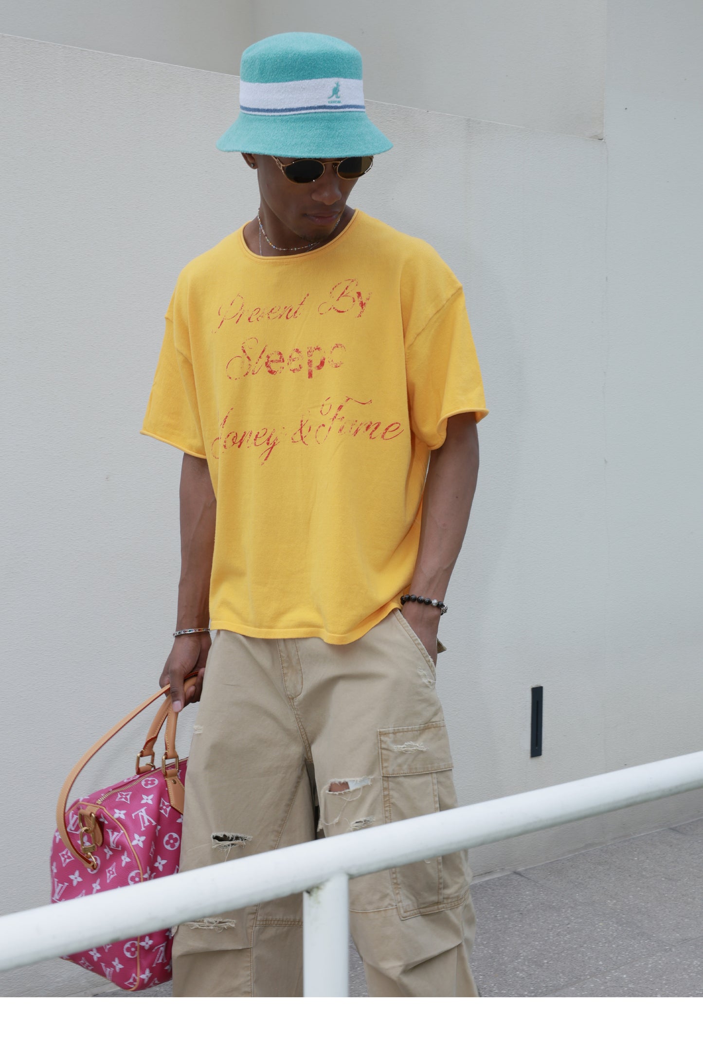 Distressed Print T-Shirt