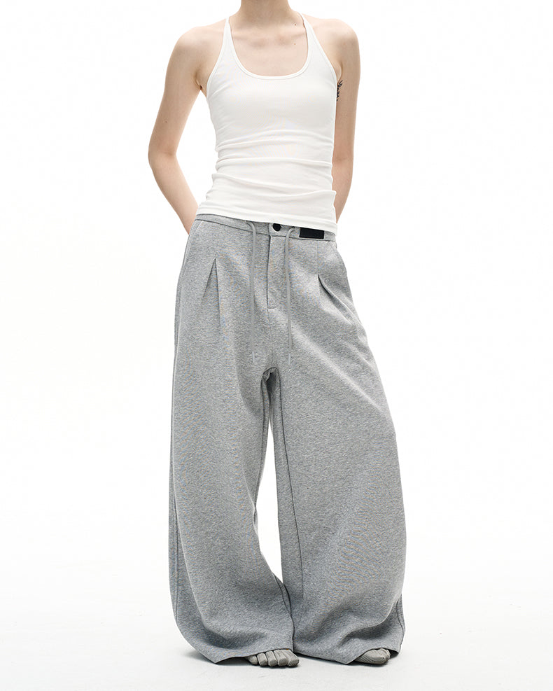 Drape Wide Leg Sweatpants