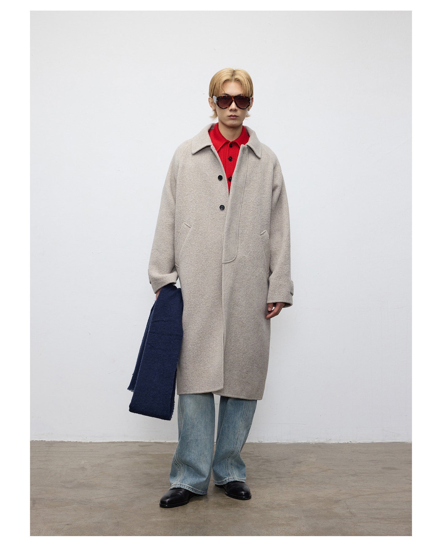Wool Mid-Length Coat