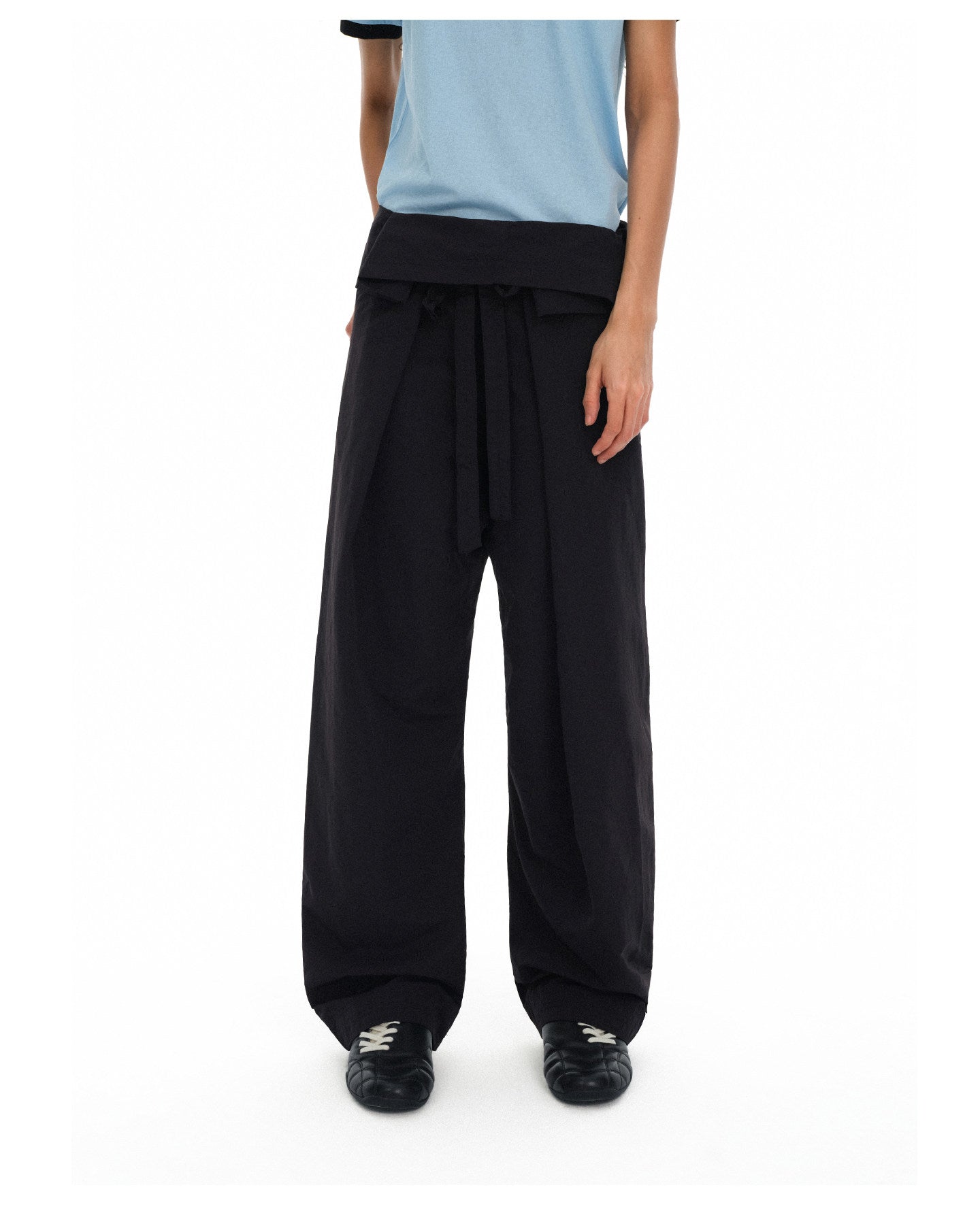 Ring Hall Two-Piece Nylon Pants