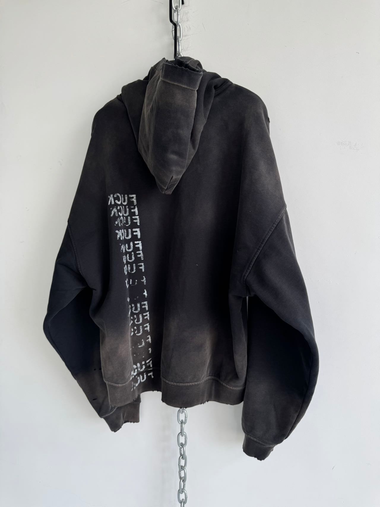 Heavy Zipper Spray Dyed Parka