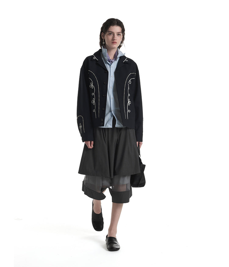 Western Cuban Collar Jacket