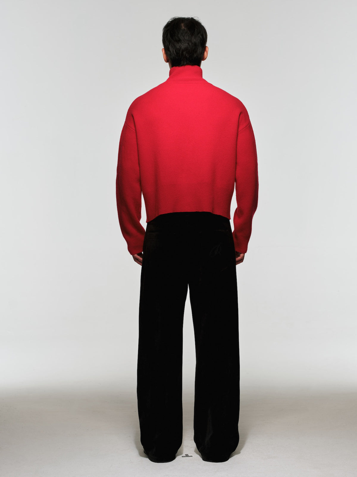 Ultra-Low-Rise Corduroy Casual Pants