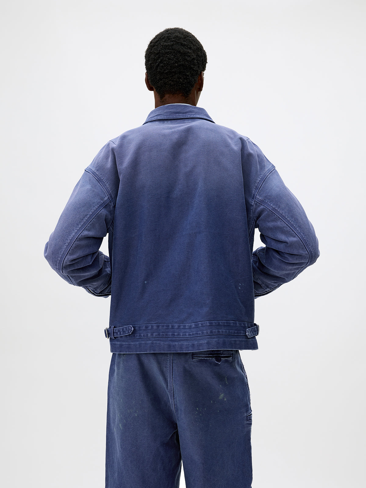 Distressed Zipper Short Jacket