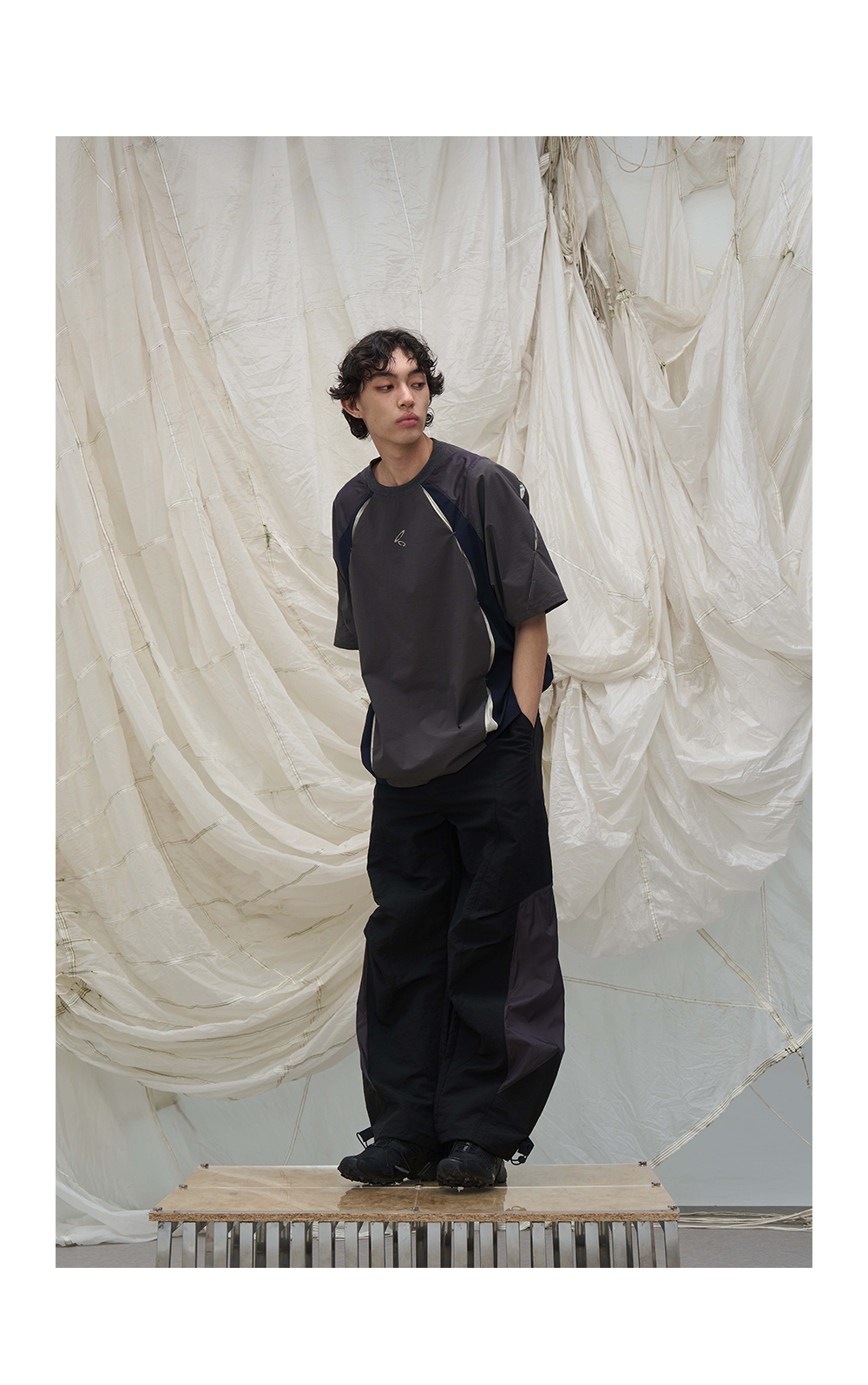 Windproof Deconstructed Casual Pants