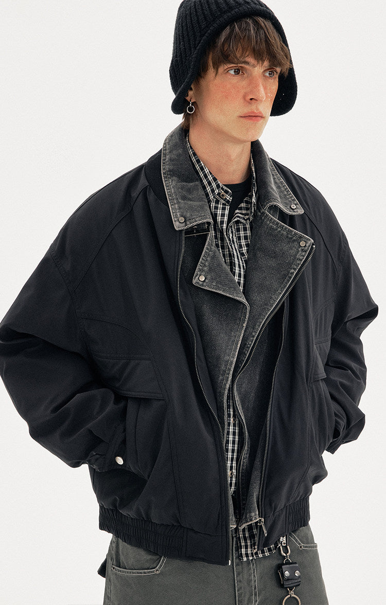 Stand Collar Thick Jacket