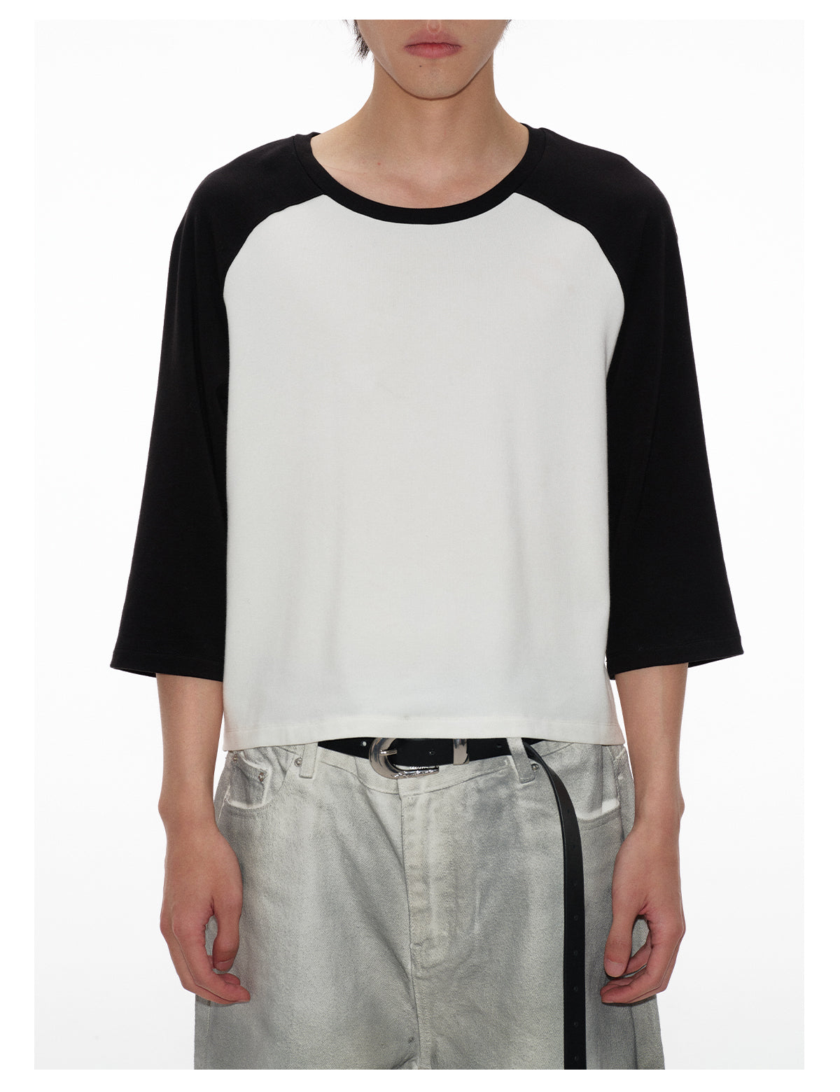 Contrast Color Raglan T-Shirt