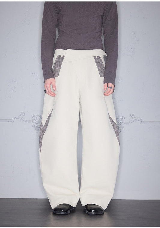 Deconstructed Casual Denim Pants