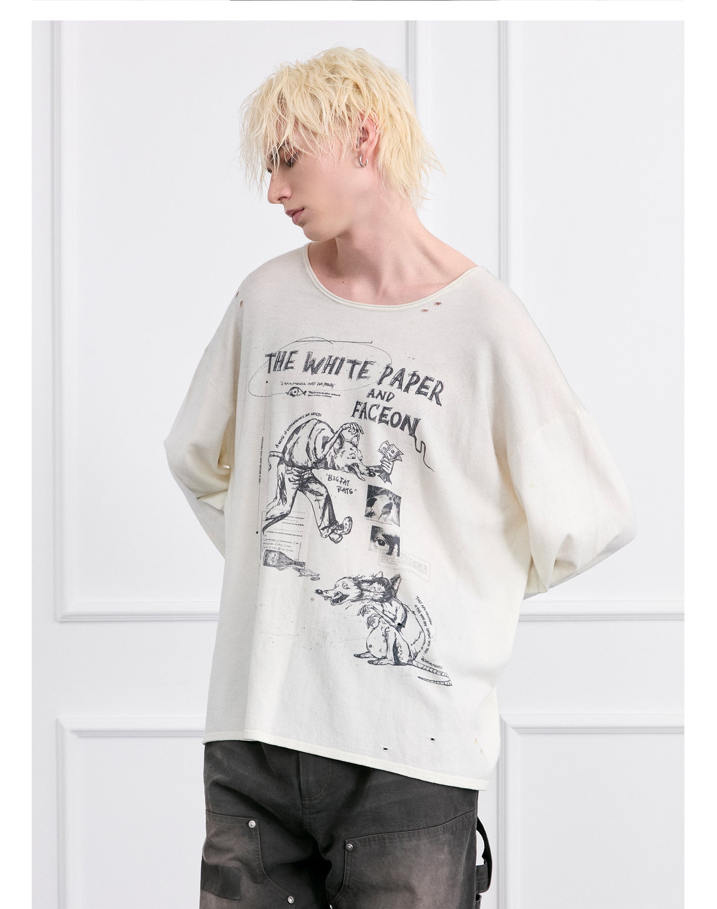 Graffiti Crew Neck T-Shirt