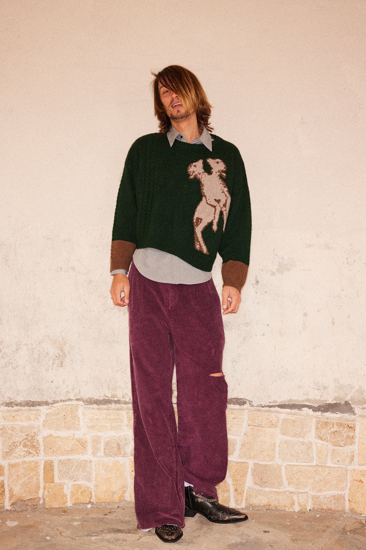 Round Neck Pullover Sweater