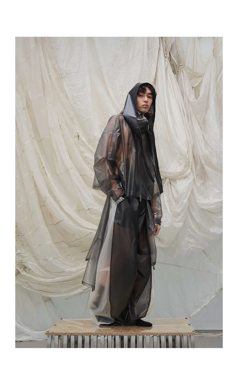 Machete Silhouette Rain Pants