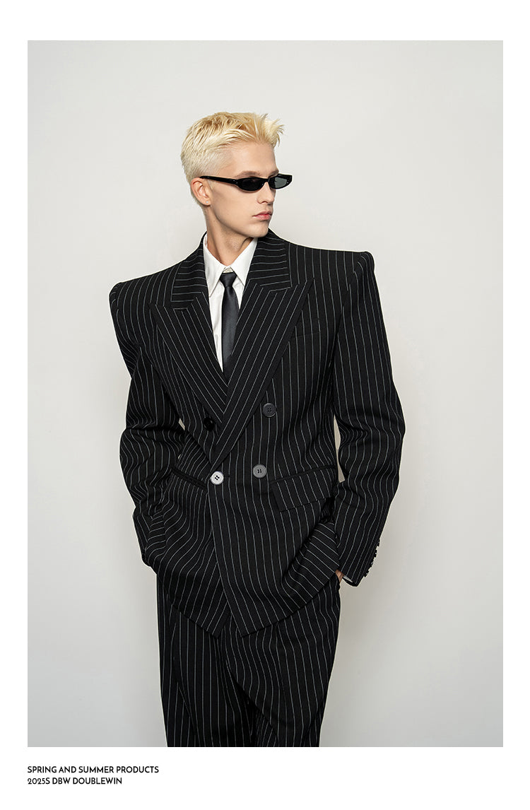 High-Quality Straight-Shoulder Suit