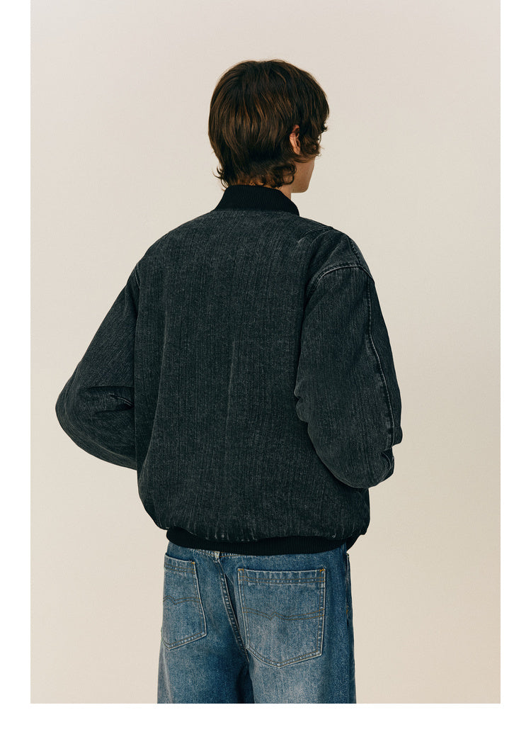 Bamboo denim cotton jacket